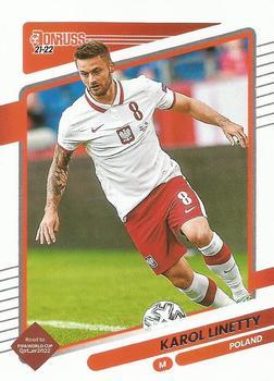 #127 Karol Linetty - Poland - 2021-22 Donruss Road to FIFA World Cup Qatar 2022 Soccer