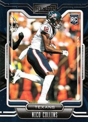 #127 Nico Collins - Houston Texans - 2021 Panini Playbook Football