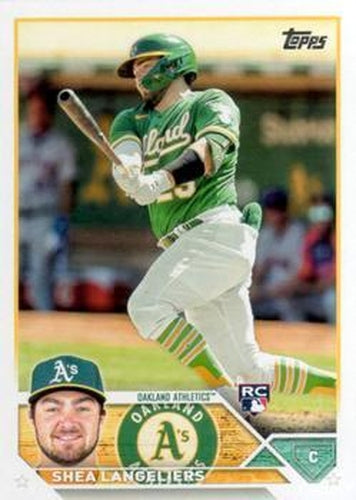 #127 Shea Langeliers - Oakland Athletics - 2023 Topps Baseball