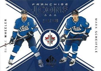 #127 Blake Wheeler / Mark Scheifele - Winnipeg Jets - 2018-19 SP Authentic Hockey