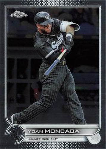 #127 Yoan Moncada - Chicago White Sox - 2022 Topps Chrome Baseball