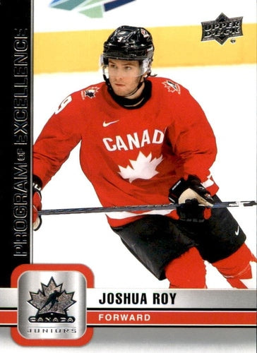 #127 Joshua Roy - Canada - 2023 Upper Deck Team Canada Juniors Hockey