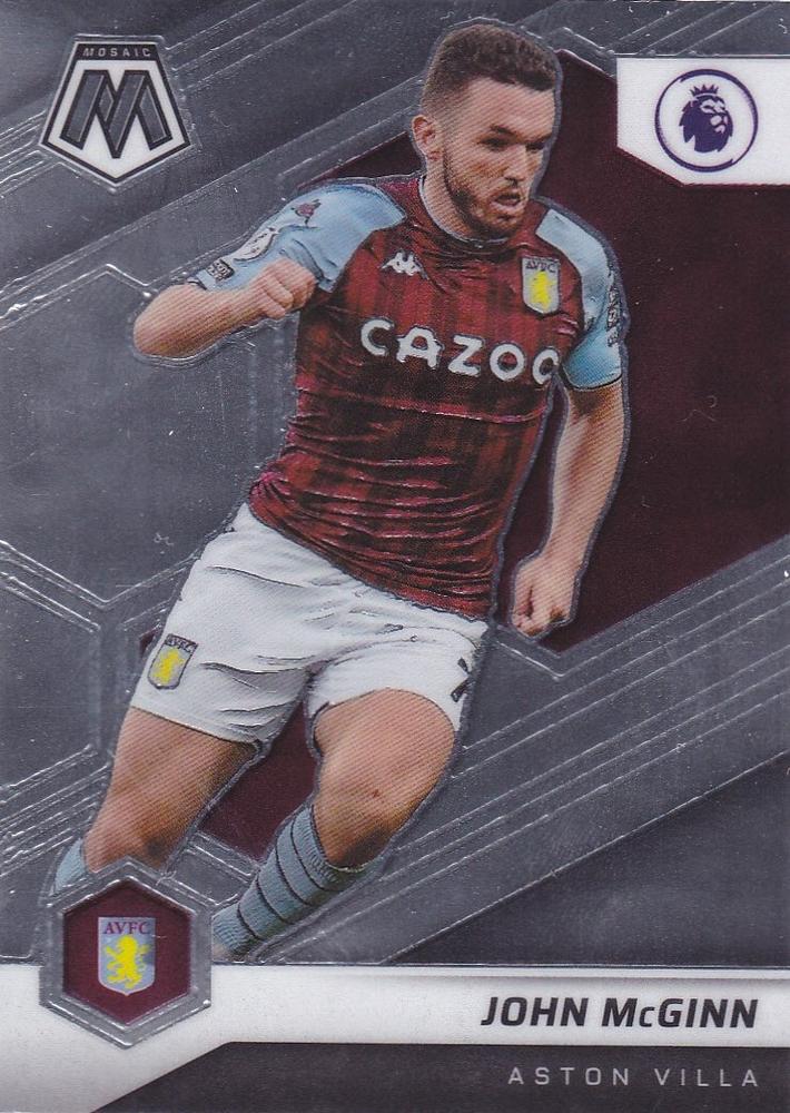 #127 John McGinn - Aston Villa - 2021-22 Panini Mosaic Premier League Soccer