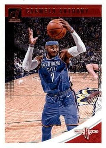 #127 Carmelo Anthony - Houston Rockets - 2018-19 Donruss Basketball