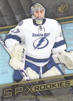 #127 Kristers Gudlevskis - Tampa Bay Lightning - 2014-15 SPx Hockey