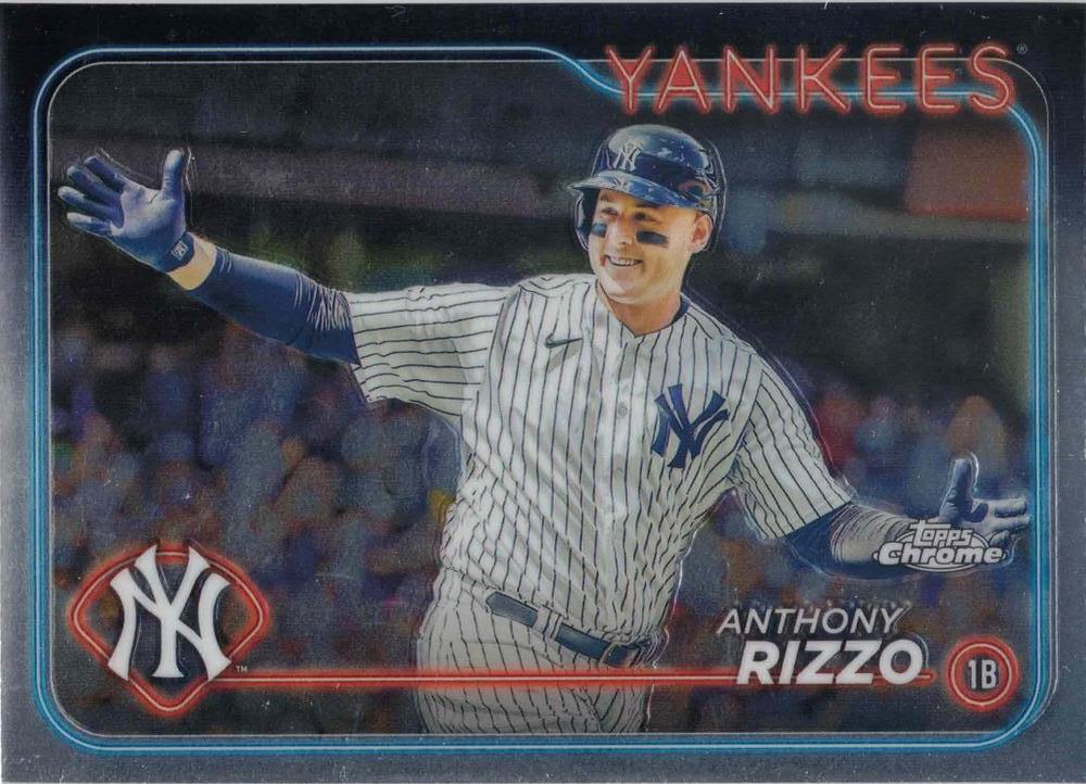 #127 Anthony Rizzo - New York Yankees - 2024 Topps Chrome Baseball