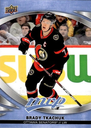 #127 Brady Tkachuk - Ottawa Senators - 2023-24 Upper Deck MVP Hockey