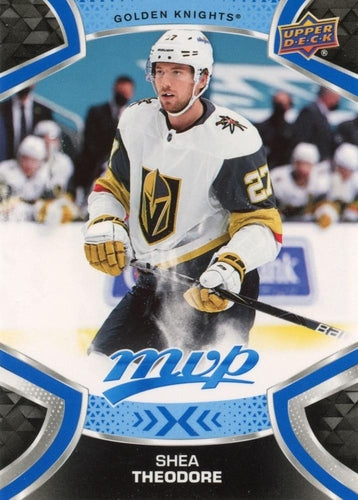 #127 Shea Theodore - Vegas Golden Knights - 2021-22 Upper Deck MVP - Blue Hockey