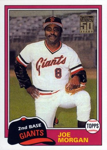 #T127 Joe Morgan - San Francisco Giants - 2001 Topps Traded & Rookies Baseball