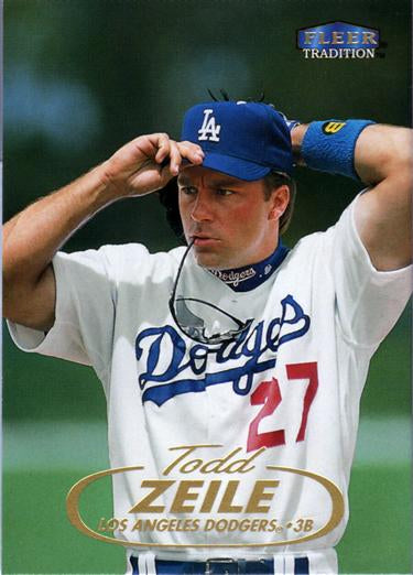 #127 Todd Zeile - Los Angeles Dodgers - 1998 Fleer Tradition Baseball