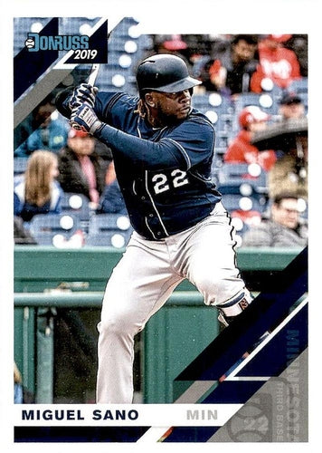 #127 Miguel Sano - Minnesota Twins - 2019 Donruss Baseball