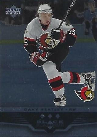 #127 Dany Heatley - Ottawa Senators - 2005-06 Upper Deck Black Diamond Hockey