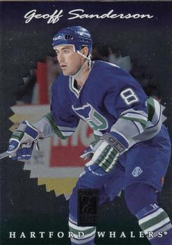 #127 Geoff Sanderson - Hartford Whalers - 1996-97 Donruss Elite Hockey