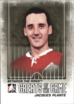 #127 Jacques Plante - Montreal Canadiens - 2009-10 In The Game Between The Pipes Hockey
