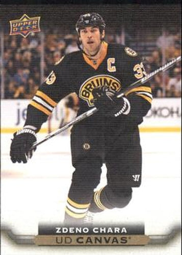 #C127 Zdeno Chara - Boston Bruins - 2015-16 Upper Deck - UD Canvas Hockey