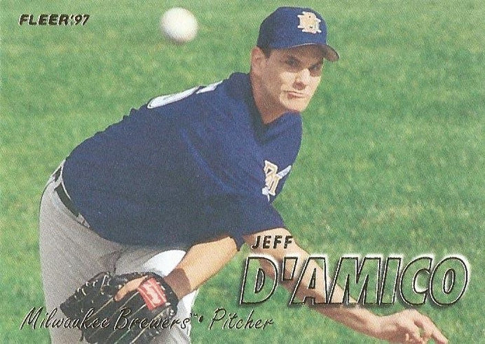 #127 Jeff D'Amico - Milwaukee Brewers - 1997 Fleer Baseball