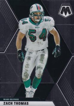 #127 Zach Thomas - Miami Dolphins - 2020 Panini Mosaic Football