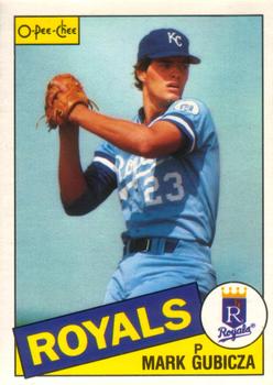 #127 Mark Gubicza - Kansas City Royals - 1985 O-Pee-Chee Baseball