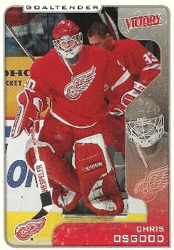 #127 Chris Osgood - Detroit Red Wings - 2001-02 Upper Deck Victory Hockey