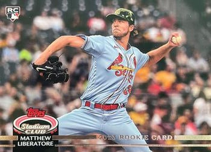 #127b Matthew Liberatore - St. Louis Cardinals - 2023 Stadium Club Baseball