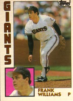 #128T Frank Williams - San Francisco Giants - 1984 Topps Traded Baseball