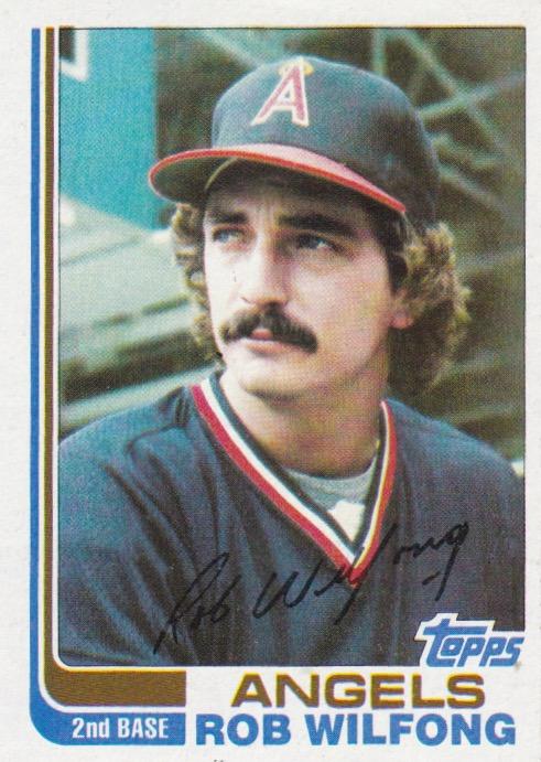 #128T Rob Wilfong - California Angels - 1982 Topps Traded Baseball