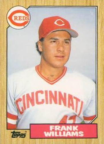 #128T Frank Williams - Cincinnati Reds - 1987 Topps Traded Baseball