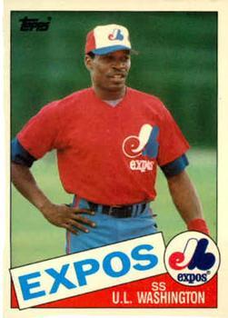 #128T U.L. Washington - Montreal Expos - 1985 Topps Traded Baseball