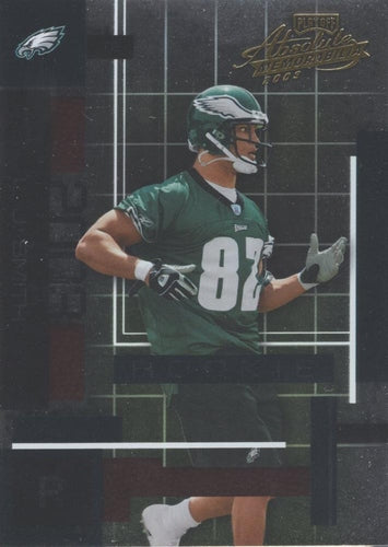 #128 L.J. Smith - Philadelphia Eagles - 2003 Playoff Absolute Memorabilia Football