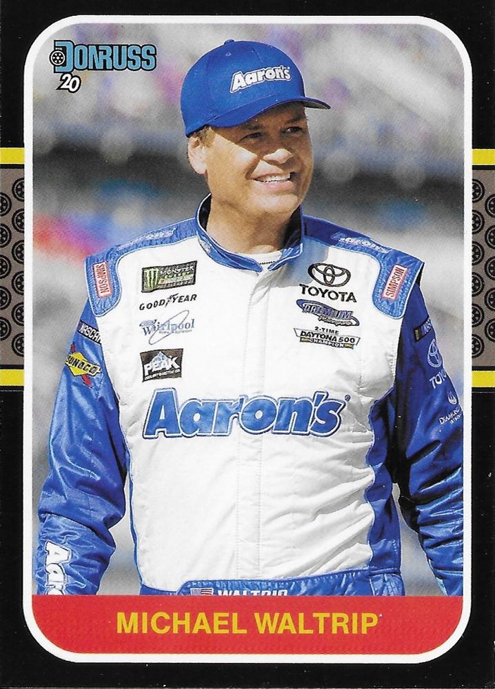 #128 Michael Waltrip - Premium Motorsports - 2020 Donruss Racing