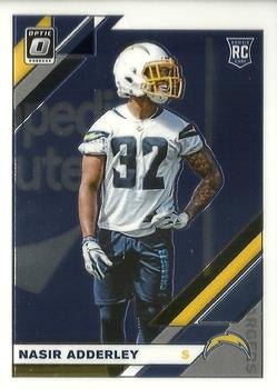 #128 Nasir Adderley - Los Angeles Chargers - 2019 Donruss Optic Football