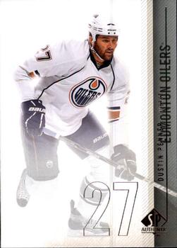 #128 Dustin Penner - Edmonton Oilers - 2010-11 SP Authentic Hockey