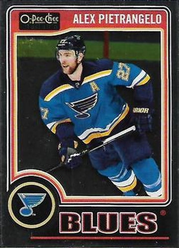 #128 Alex Pietrangelo - St. Louis Blues - 2014-15 O-Pee-Chee Platinum Hockey