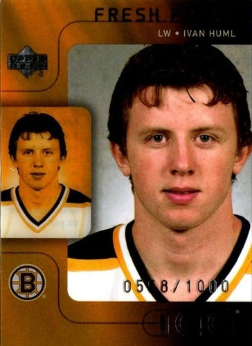 #128 Ivan Huml - Boston Bruins - 2001-02 Upper Deck Ice Hockey