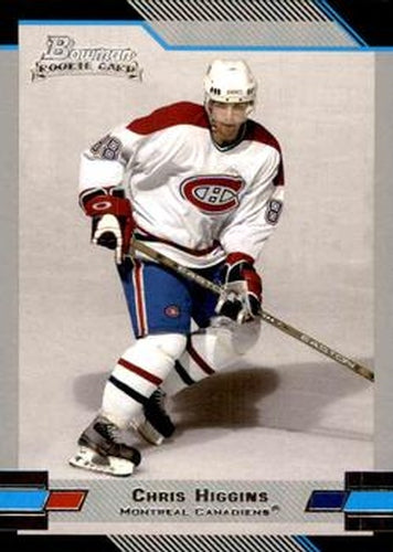 #128 Chris Higgins - Montreal Canadiens - 2003-04 Bowman Draft Picks and Prospects Hockey