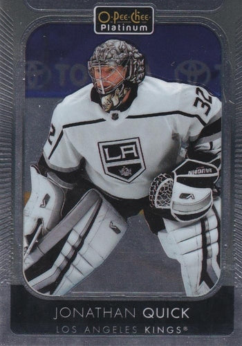 #128 Jonathan Quick - Los Angeles Kings - 2021-22 O-Pee-Chee Platinum Hockey