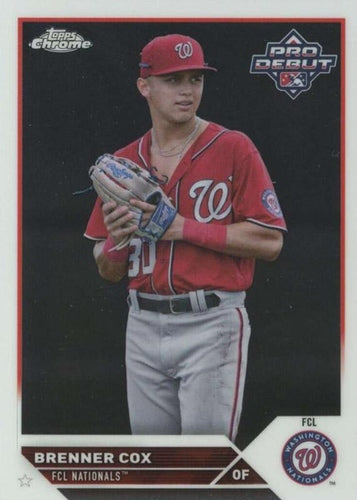 #PDC-128 Brenner Cox - FCL Nationals - 2023 Topps Pro Debut - Chrome Baseball