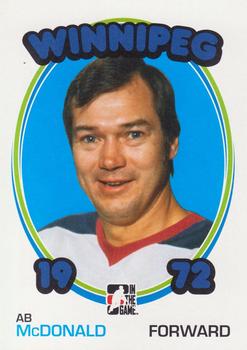 #128 Ab McDonald - Winnipeg Jets - 2009-10 In The Game 1972 The Year In Hockey