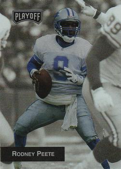 #128 Rodney Peete - Detroit Lions - 1993 Playoff Football