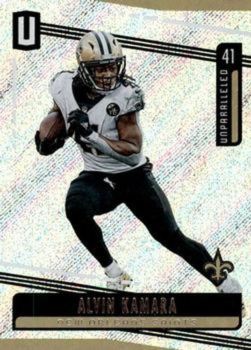 #128 Alvin Kamara - New Orleans Saints - 2019 Panini Unparalleled Football