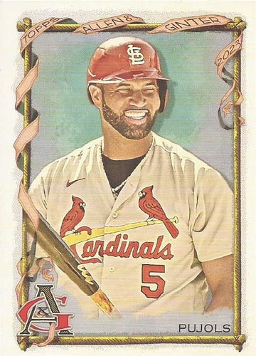 #128 Albert Pujols - St. Louis Cardinals - 2023 Topps Allen & Ginter Baseball