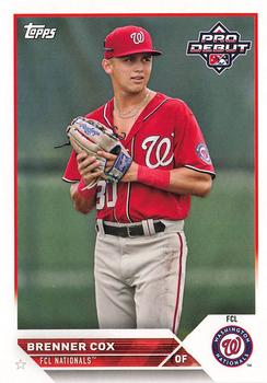 #PD-128 Brenner Cox - FCL Nationals - 2023 Topps Pro Debut Baseball