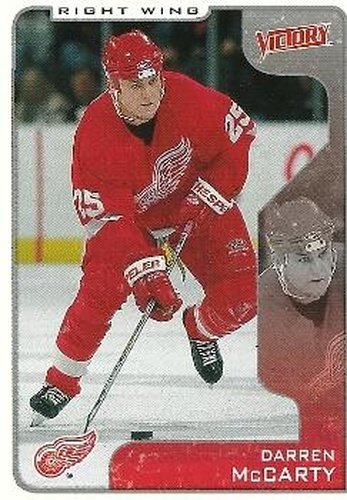 #128 Darren McCarty - Detroit Red Wings - 2001-02 Upper Deck Victory Hockey
