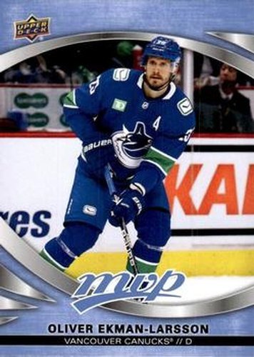 #128 Oliver Ekman-Larsson - Vancouver Canucks - 2023-24 Upper Deck MVP Hockey