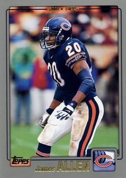 #128 James Allen - Chicago Bears - 2001 Topps Football