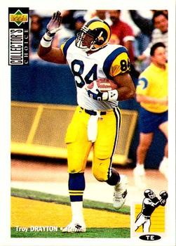 #128 Troy Drayton - Los Angeles Rams - 1994 Collector's Choice Football