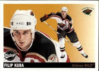 #128 Filip Kuba - Minnesota Wild - 2002-03 Upper Deck Vintage Hockey