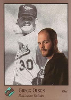 #128 Gregg Olson - Baltimore Orioles - 1992 Studio Baseball