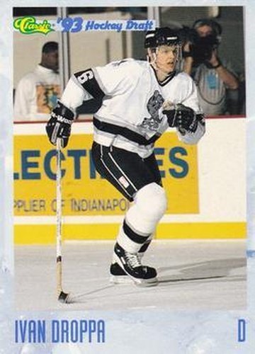 #128 Ivan Droppa - Indianapolis Ice - 1993 Classic '93 Hockey Draft Hockey