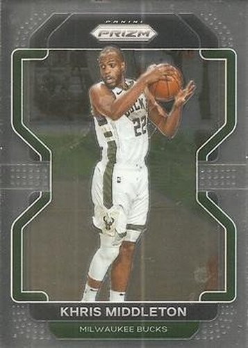 #128 Khris Middleton - Milwaukee Bucks - 2021-22 Panini Prizm Basketball